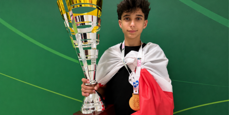 Szachowy mistrz świata jest z Zabrza! To 14-letni Antoni Radzimski. Fot. UM Zabrze