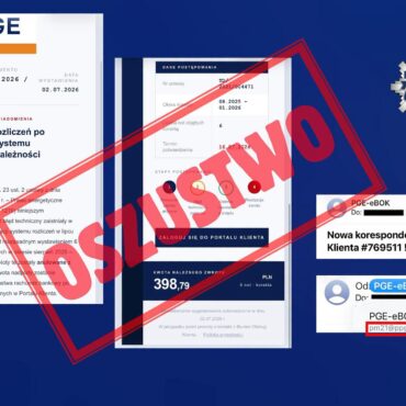 Fałszywy zwrot za prąd? Uważaj! Jedno kliknięcie może kosztować cię oszczędności. Fot. Policja