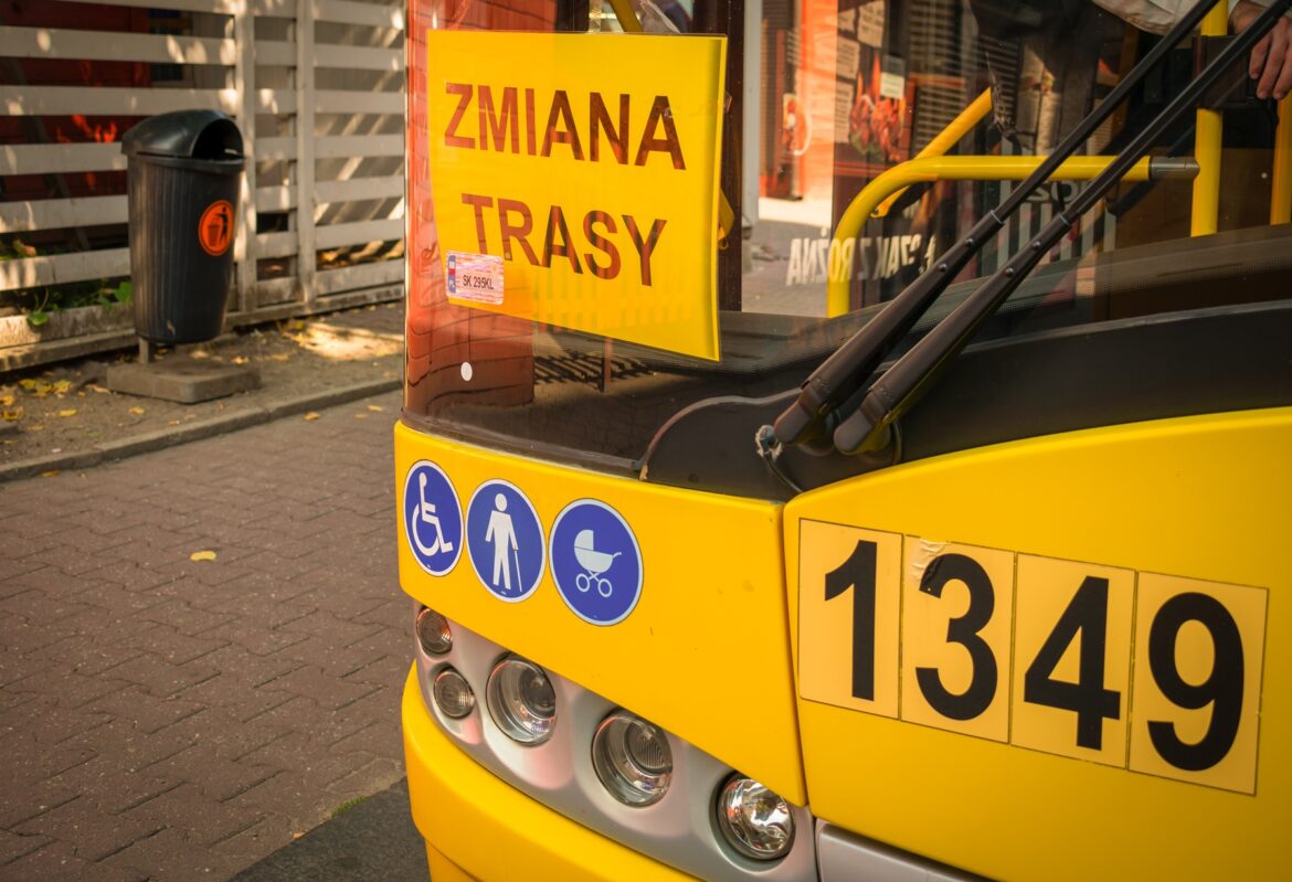 Zamknięty przejazd pod wiaduktem i zmiany w komunikacji miejskiej w Katowicach. Fot. ZTM