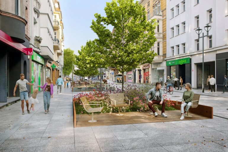 Gliwice. Rusza modernizacja ul. Zwycięstwa. Więcej zieleni, nowe chodniki i zmiany w centrum. UM Gliwice