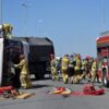 Karambol na A1, ponad 100 strażaków w akcji. To tylko ćwiczenia