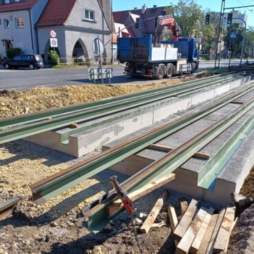 Zabrze: nowoczesne przejazdy tramwajowe. Będzie ciszej i wygodniej. Fot. UM Zabrze