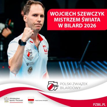 Wojciech Szewczyk mistrzem świata w bilardzie! Zawodnik GKS Katowice wygrał turniej w Wietnamie. Fot. materiały prasowe PZBIL