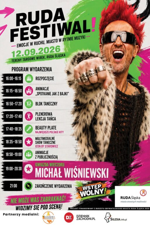 Ruda Festiwal Pożegnanie Lata 2026 program imprezy