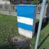 Niebiesko-białe graffiti zalewa Chełm Śląski! Gmina zapowiada zgłoszenie sprawy policji