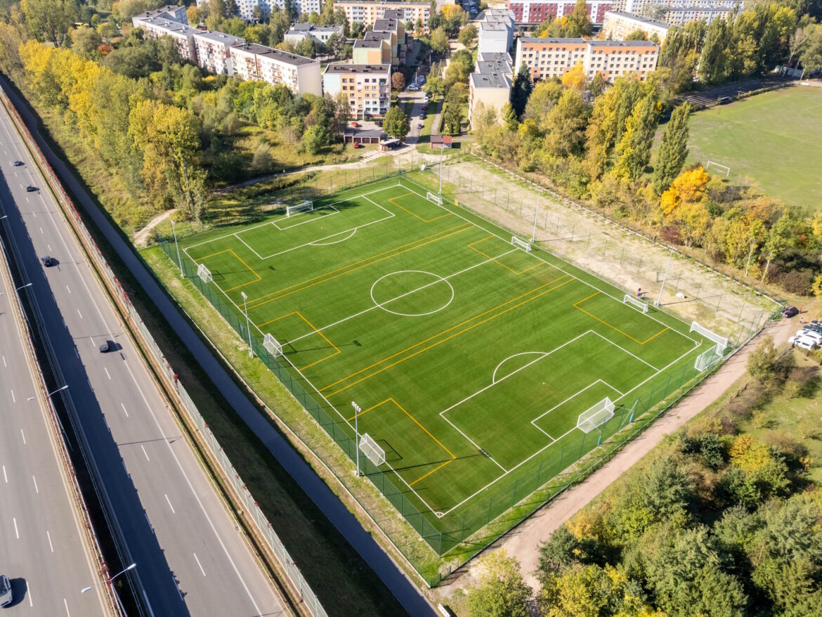 Nowe boisko w Gliwicach gotowe! W Sośnicy można już grać. Fot. UM Gliwice