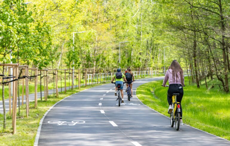 Velostrada Katowice–Sosnowiec: jest koncepcja techniczna. Inwestycja podzielona na dwa etapy. Fot. UM Katowice/Dariusz Czapla